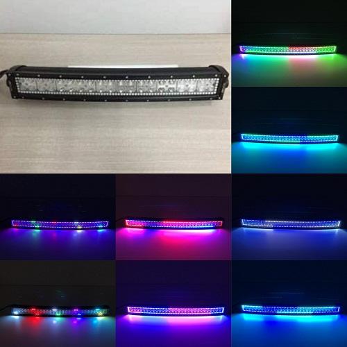 21.5" Curved RGB Chasing Halo Light Bar-0